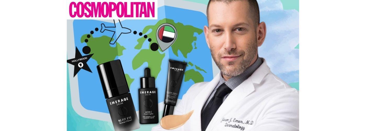 Top LA cosmetic dermatologist, Dr. Jason Emer, shares 5 skincare tips to survive the Dubai summer - Emerage Cosmetics