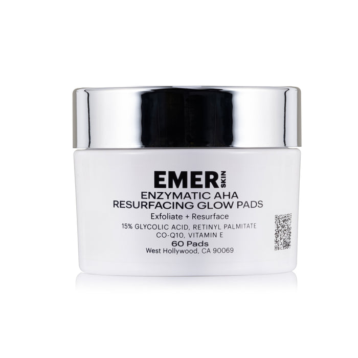 EMER SKIN Enzymatic AHA Resurfacing Glow Pads - Emerage Cosmetics