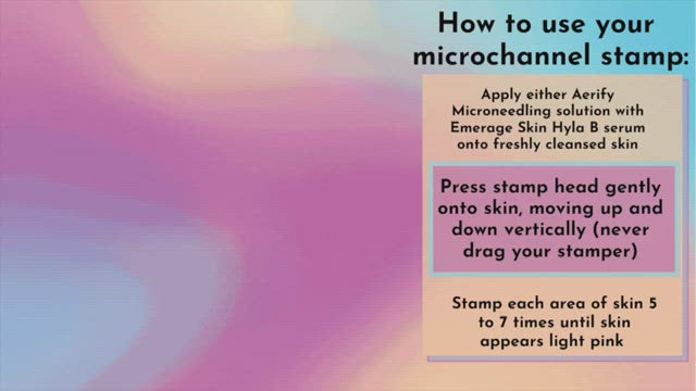 EMER SKIN AnteAGE Microchannel Stamp 0.5mm depth
